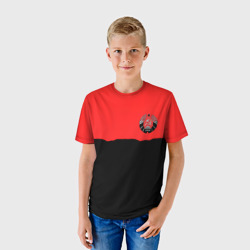 Детская футболка 3D СССР патриотизм красно черный - фото 2