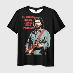 Мужская футболка 3D Че Гевара с гитарой