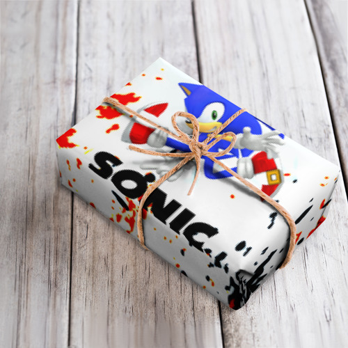 Бумага для упаковки 3D Sonic краски абстрактные - фото 4