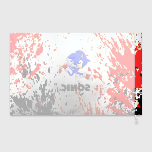 Флаг 3D Sonic краски абстрактные - фото 2