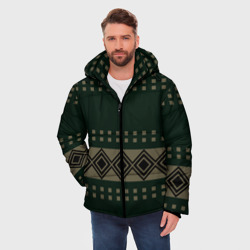 Мужская зимняя куртка 3D Паттерн СССР 80-е свитер - фото 2