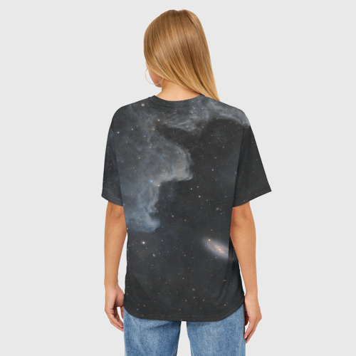Женская футболка oversize 3D Бесконечная вселенная , цвет 3D печать - фото 4
