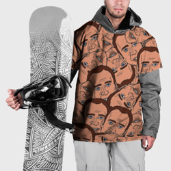 Накидка на куртку 3D Николас Кейдж мульт мем