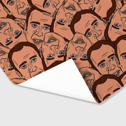 Бумага для упаковки 3D Николас Кейдж мульт мем - фото 2