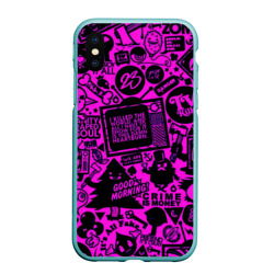 Чехол для iPhone XS Max матовый Danger ТВ шоу - Pop-art