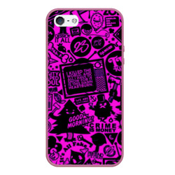 Чехол для iPhone 5/5S матовый Danger ТВ шоу - Pop-art