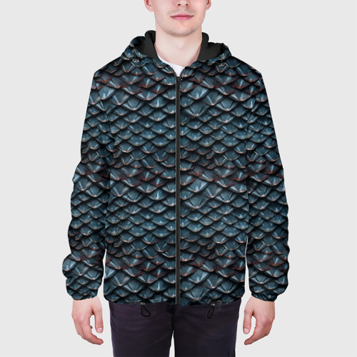 Мужская куртка 3D Dragon scale pattern, цвет 3D печать - фото 4