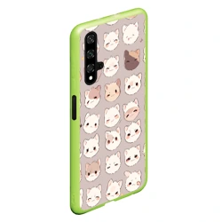 Чехол для Honor 20 Эмоции котиков аниме - фото 2