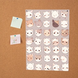 Постер Эмоции котиков аниме - фото 2