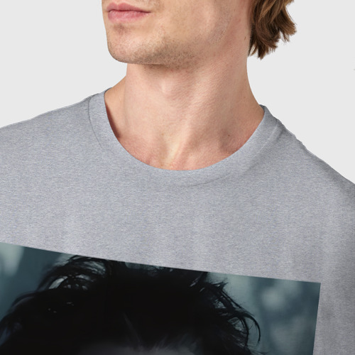 Мужская футболка хлопок Сонная лощина Кристофер Уокен, цвет меланж - фото 6