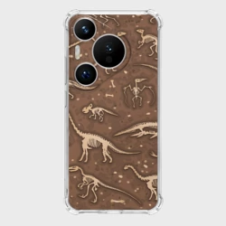 Чехол для Huawei Pura 70 Dinosaurs bones