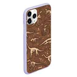 Чехол для iPhone 11 Pro матовый Dinosaurs bones - фото 2