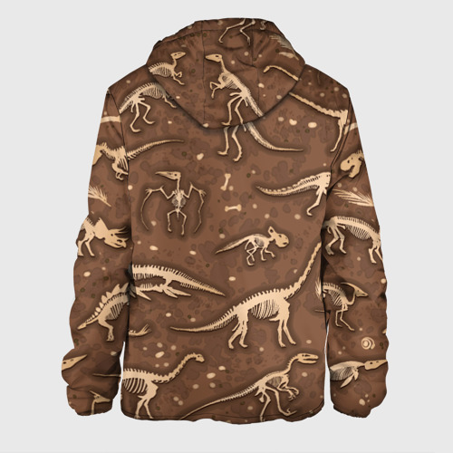 Мужская куртка 3D Dinosaurs bones, цвет 3D печать - фото 2