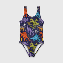 Детский купальник 3D Мультяшные динозавры  - фото 2