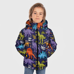Зимняя куртка для мальчиков 3D Мультяшные динозавры  - фото 2