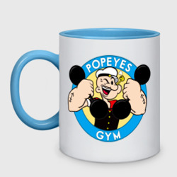 Кружка двухцветная Popeye GYM