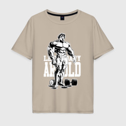 Мужская футболка хлопок Oversize Legendary Arnold - comix style 