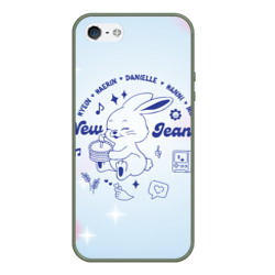 Чехол для iPhone 5/5S матовый Newjeans bunny