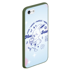 Чехол для iPhone 5/5S матовый Newjeans bunny - фото 2