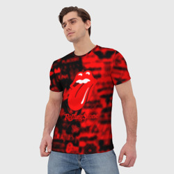 Мужская футболка 3D Rolling Stones logo групп - фото 2