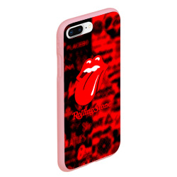 Чехол для iPhone 7Plus/8 Plus матовый Rolling Stones logo групп - фото 2