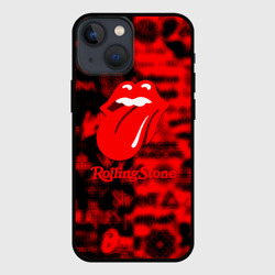 Чехол для iPhone 13 mini Rolling Stones logo групп