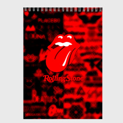 Скетчбук Rolling Stones logo групп