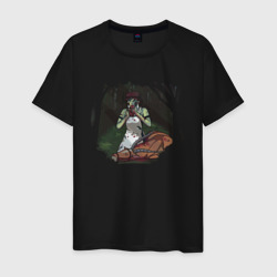 Зомби принцесса Мононоке – Мужская футболка хлопок с принтом купить со скидкой в -20%