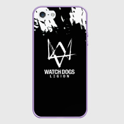 Чехол для iPhone 5/5S матовый Watch dogs краски