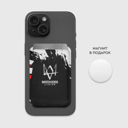 Картхолдер Magsafe магнитный Watch dogs краски - фото 2