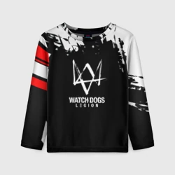 Детский лонгслив 3D Watch dogs краски