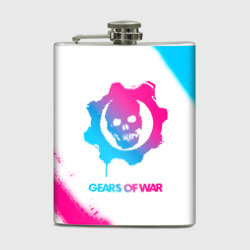 Фляга Gears of War neon gradient style