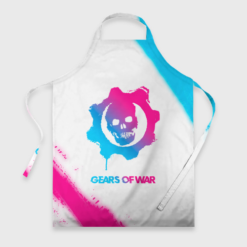 Фартук 3D Gears of War neon gradient style