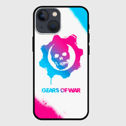 Чехол для iPhone 13 mini Gears of War neon gradient style