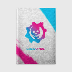 Обложка для автодокументов Gears of War neon gradient style