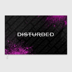 Флаг 3D Disturbed rock legends по-горизонтали