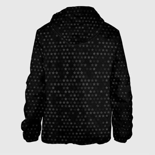 Мужская куртка 3D Thousand Foot Krutch glitch на темном фоне вертикально, цвет 3D печать - фото 2