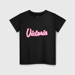 Детская футболка хлопок Виктория в стиле Барби