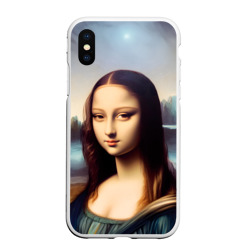 Чехол для iPhone XS Max матовый Ai art- азиатская Мона Лиза