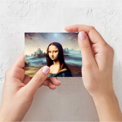 Поздравительная открытка Ai art- азиатская Мона Лиза - фото 2