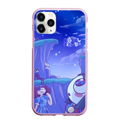 Чехол для iPhone 11 Pro матовый The Amazing Digital Circus night