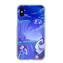 Чехол для iPhone XS Max матовый The Amazing Digital Circus night