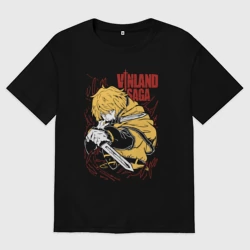 Женская футболка хлопок Oversize Торфин