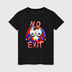 Женская футболка хлопок No exit Pomni