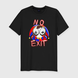 Мужская футболка хлопок Slim No exit Pomni