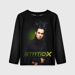 Детский лонгслив 3D Static - X