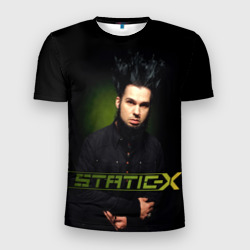 Мужская футболка 3D Slim Static - X