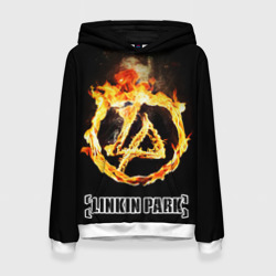 Женская толстовка 3D Linkin Park - fire logo