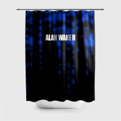 Штора 3D для ванной Alan Wake 2