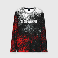 Alan Wake 2 кровь  – Лонгслив с принтом купить со скидкой в -20%